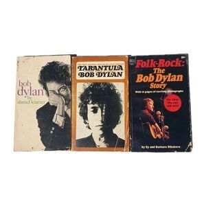 Lot Of 3 PB Books: Tarantula A Novel by Bob Dylan, Folk-Rock, Bob Dylan 1966-73